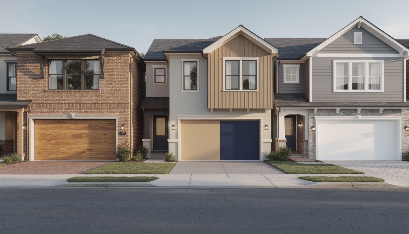 découvrez comment choisir la couleur idéale pour votre porte de garage afin qu'elle s'harmonise parfaitement avec la façade de votre maison.